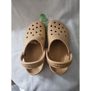 NEW Crocs Wheat Classic Clogs - Men's 3/Women's 4